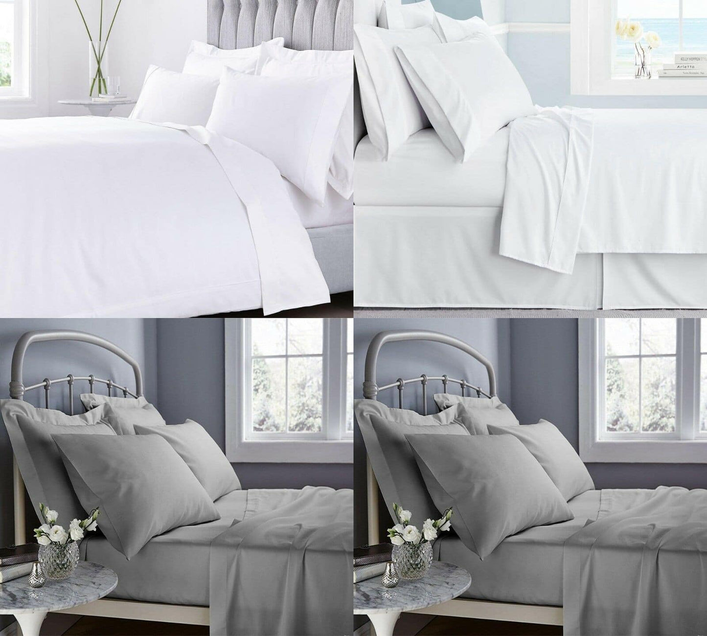 Luxury Hotel Quality 400TC Extra Deep 40cm Fitted Sheet 100% Egyptian Cotton Double King Super King - seventhstitch